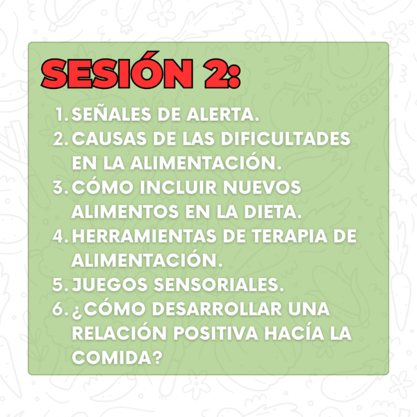 Curso: Dificultades en la alimentación desde un enfoque en la integración sensorial - Image 4