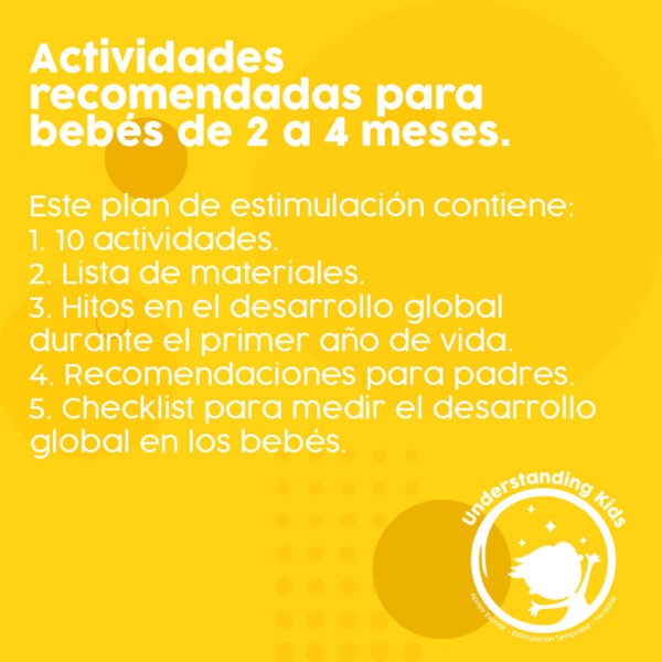 Desarrollo Global: actividades enfocadas en estimular el desarrollo global de bebés de 2 a 4 meses. - Image 2