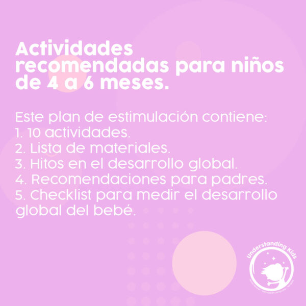 Desarrollo Global: actividades enfocadas en estimular el desarrollo global de bebés de 4 a 6 meses. - Image 3