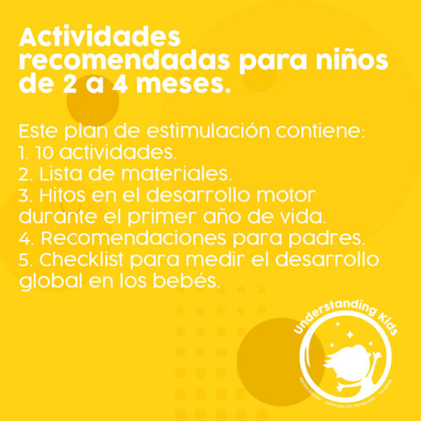 Desarrollo Global: actividades enfocadas en estimular el desarrollo global de bebés de 2 a 4 meses. - Image 3
