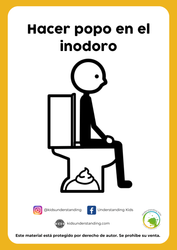 Hacer popo en el inodoro